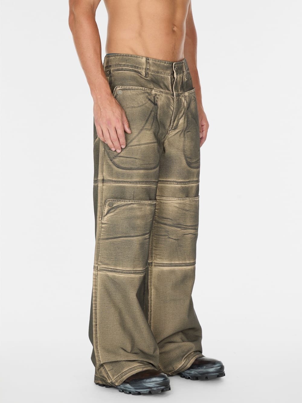 screenprinted cargo pant - Guess