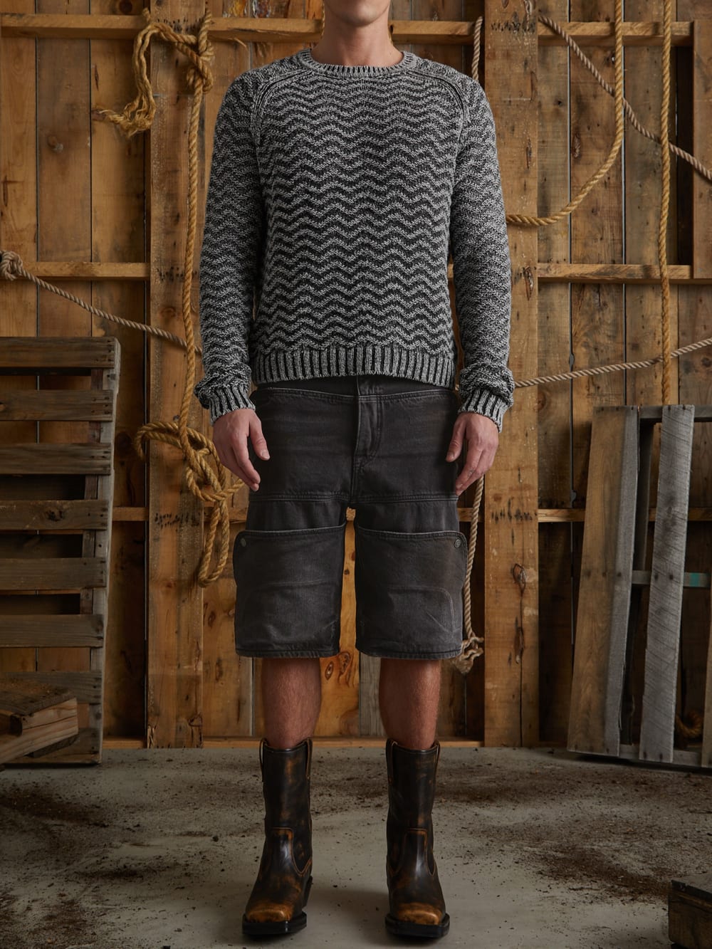 utility shorts - Guess