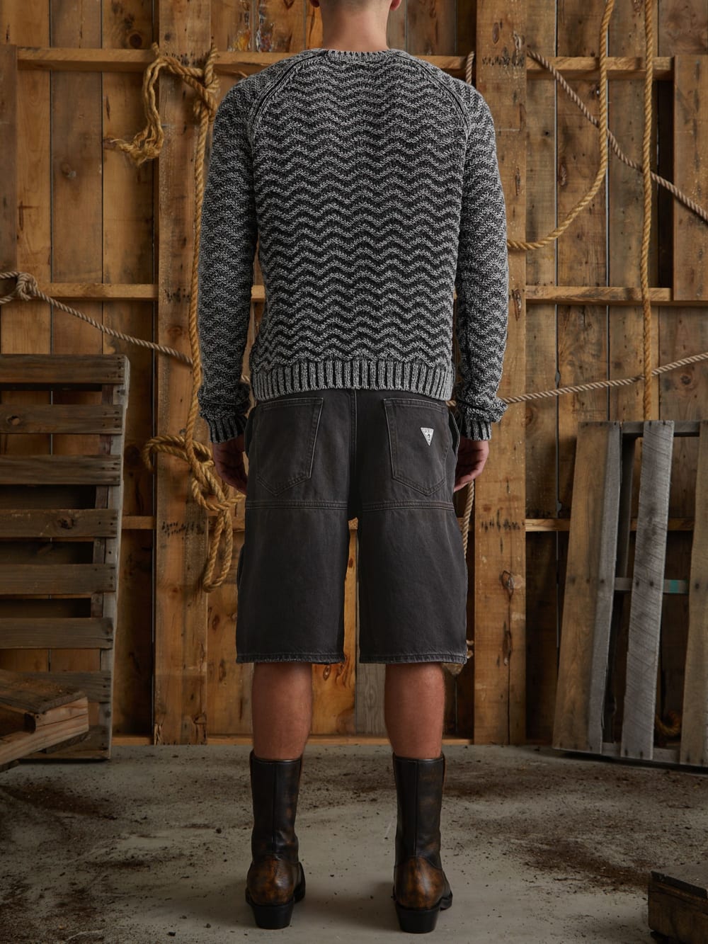 utility shorts - Guess
