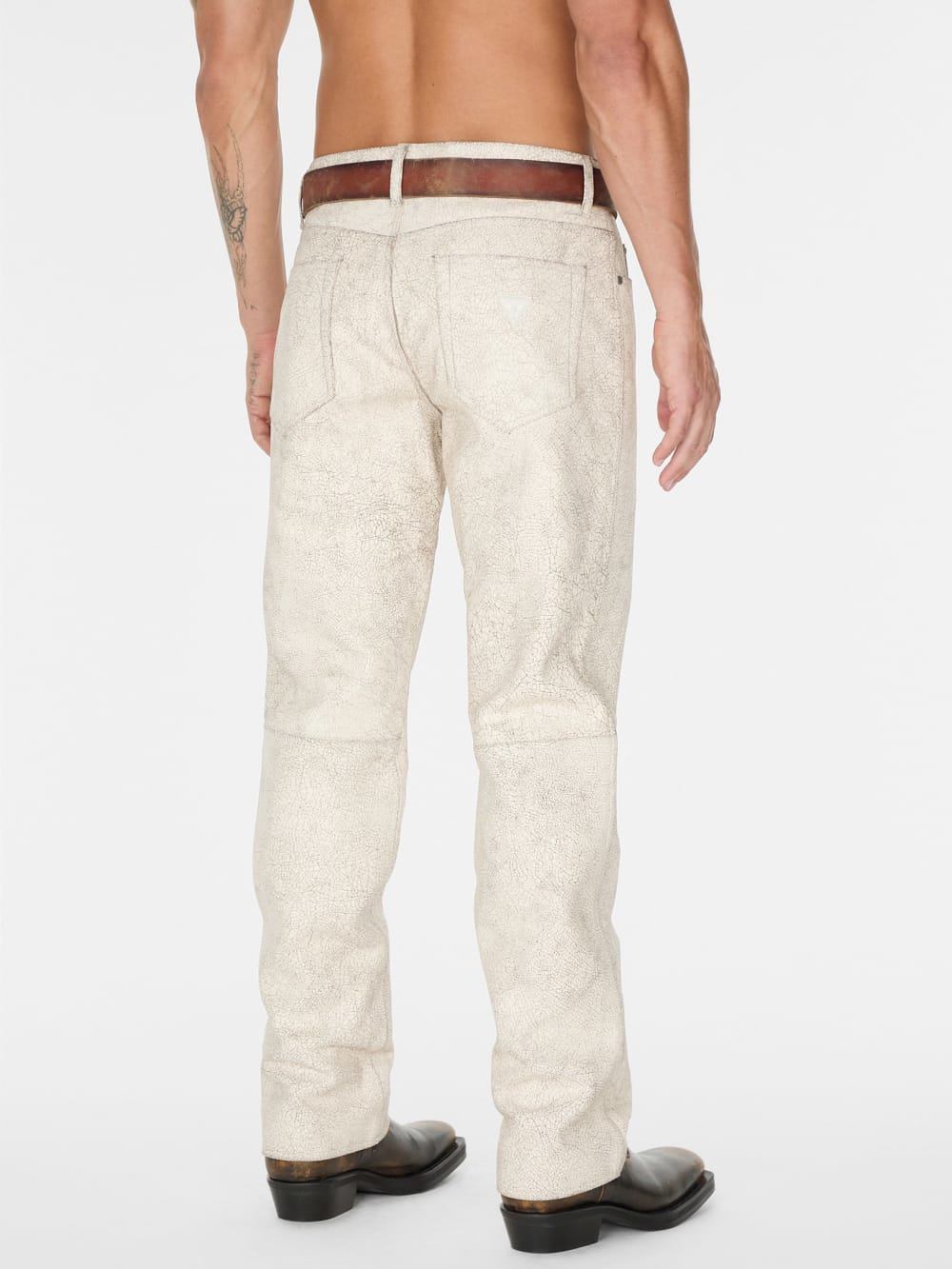 crackle leather pant - Guess