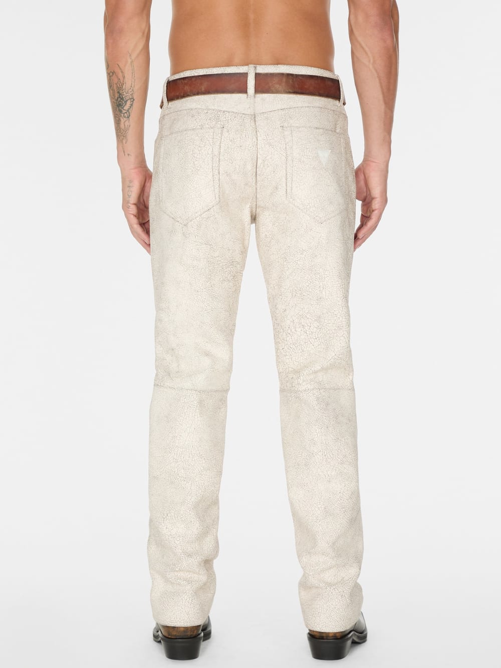 crackle leather pant - Guess