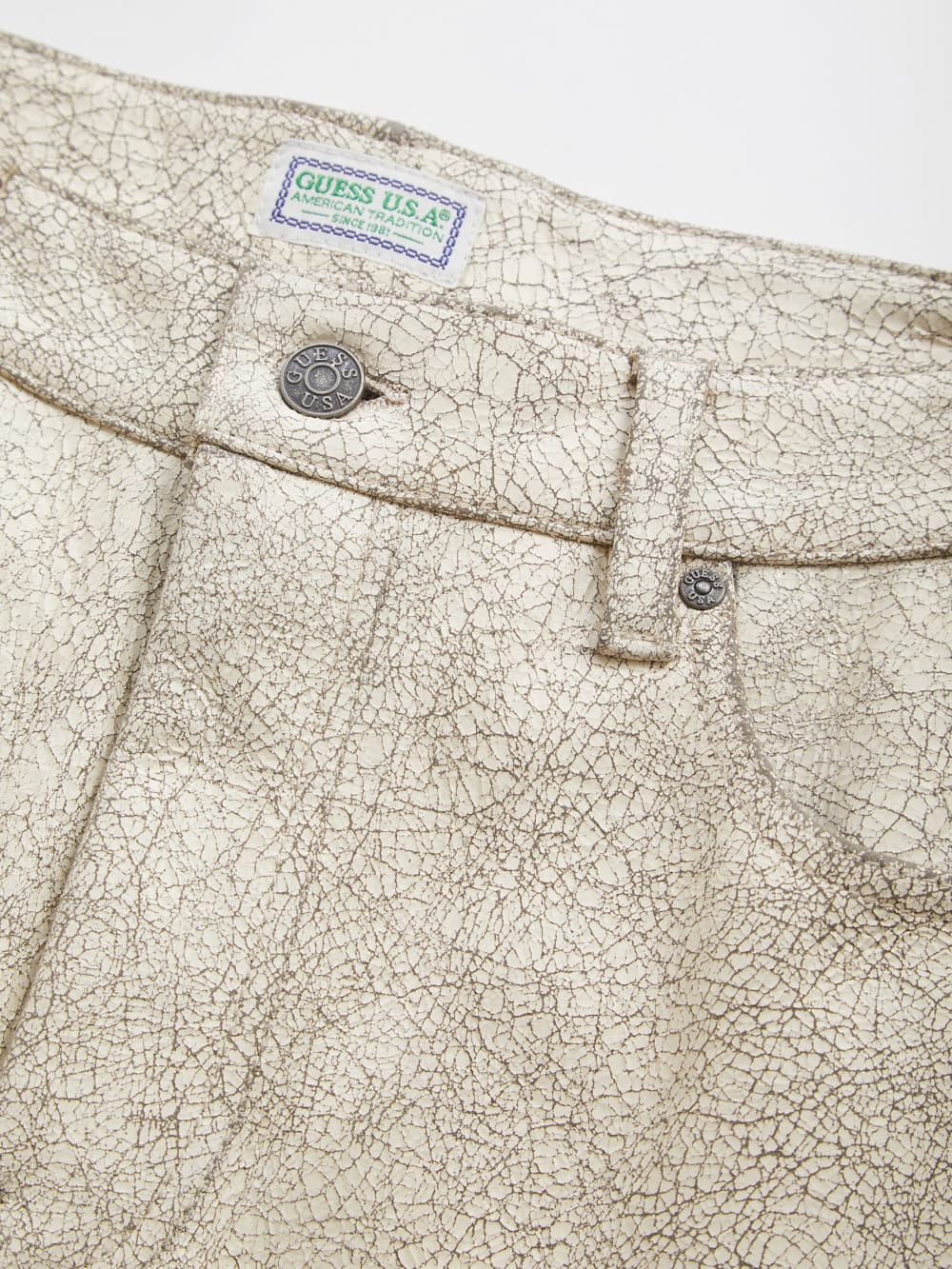 crackle leather pant - Guess