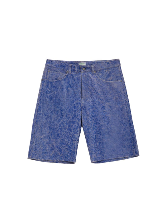 Cracked Leather Shorts - Guess