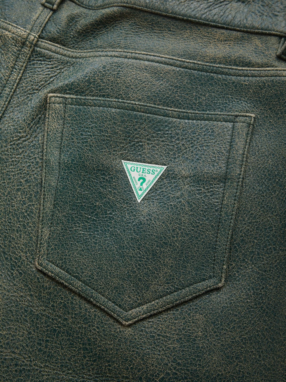 crackle leather pant - Guess