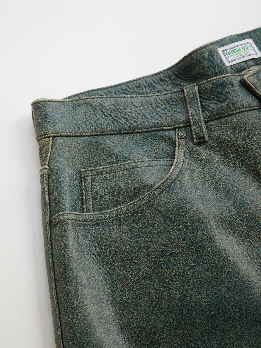 crackle leather pant - Guess