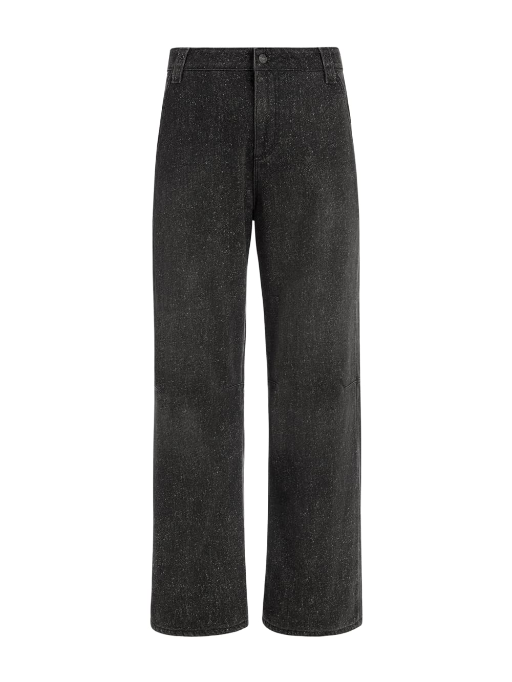 flannel lined relaxed bull denim pant - Guess