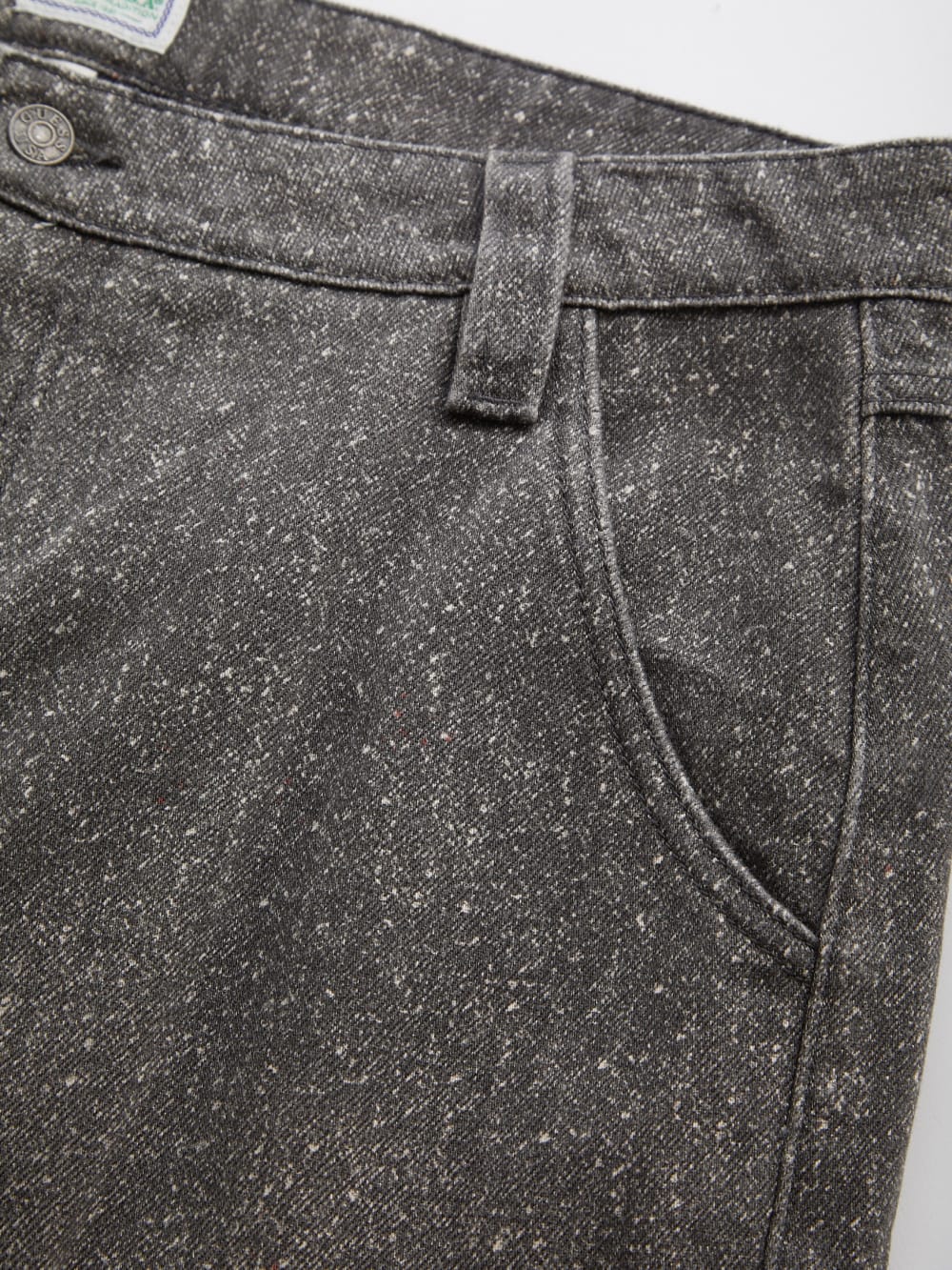 flannel lined relaxed bull denim pant - Guess