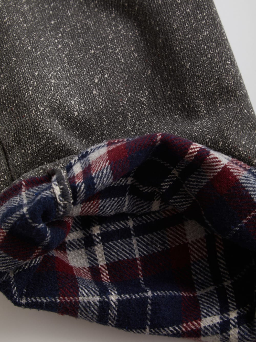 flannel lined relaxed bull denim pant - Guess