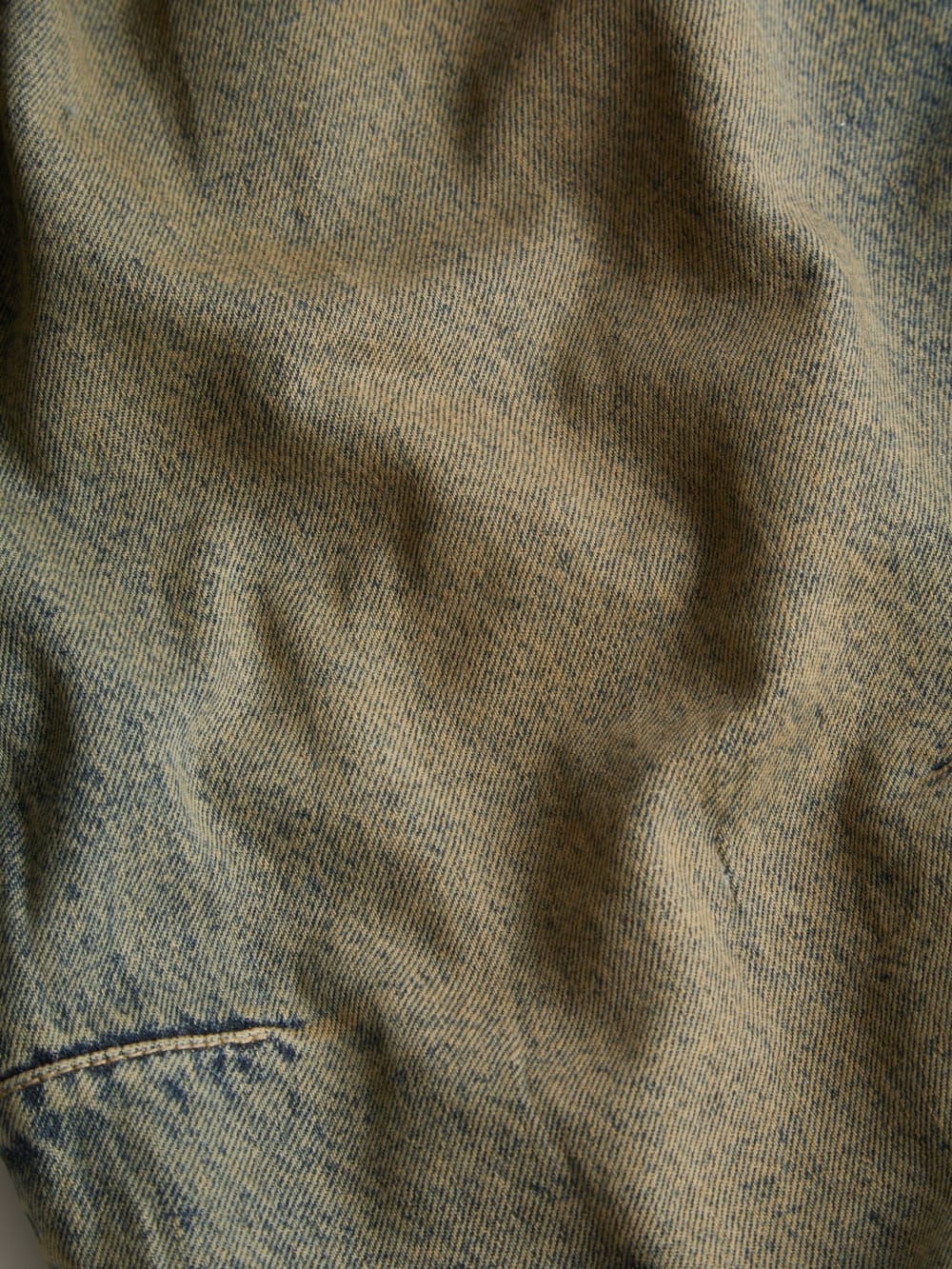 flannel lined relaxed denim pant - Guess