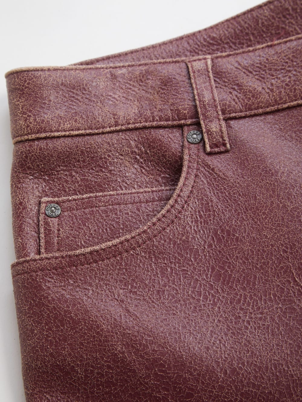 crackle leather pant - Guess