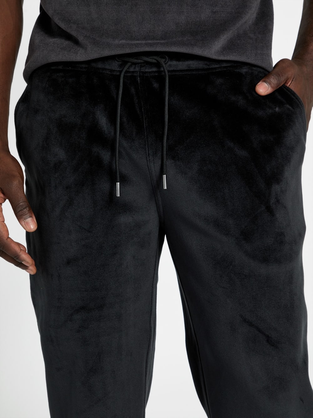 Bonded Velvet Sweatpants - Guess