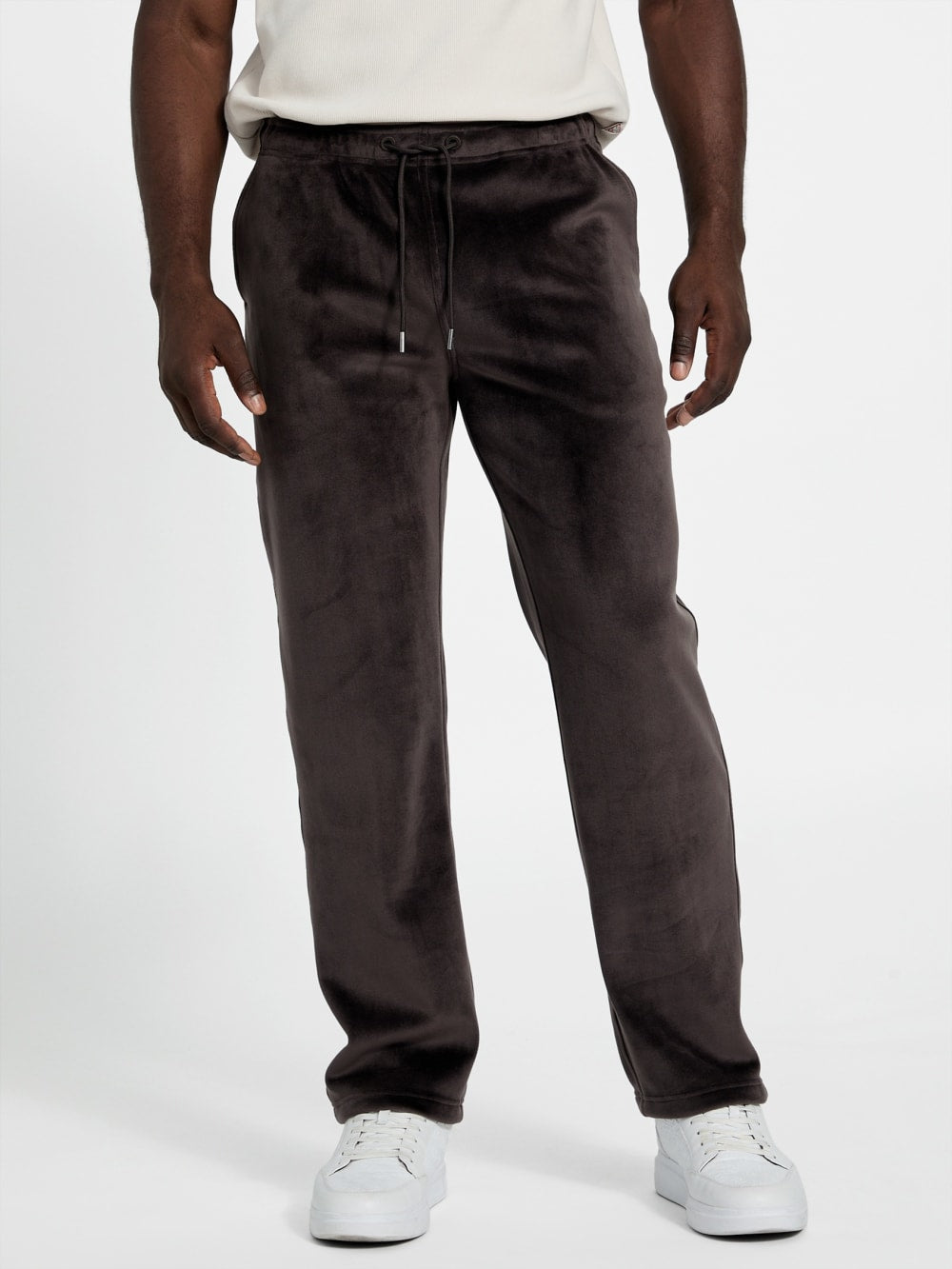 Bonded Velvet Sweatpants - Guess