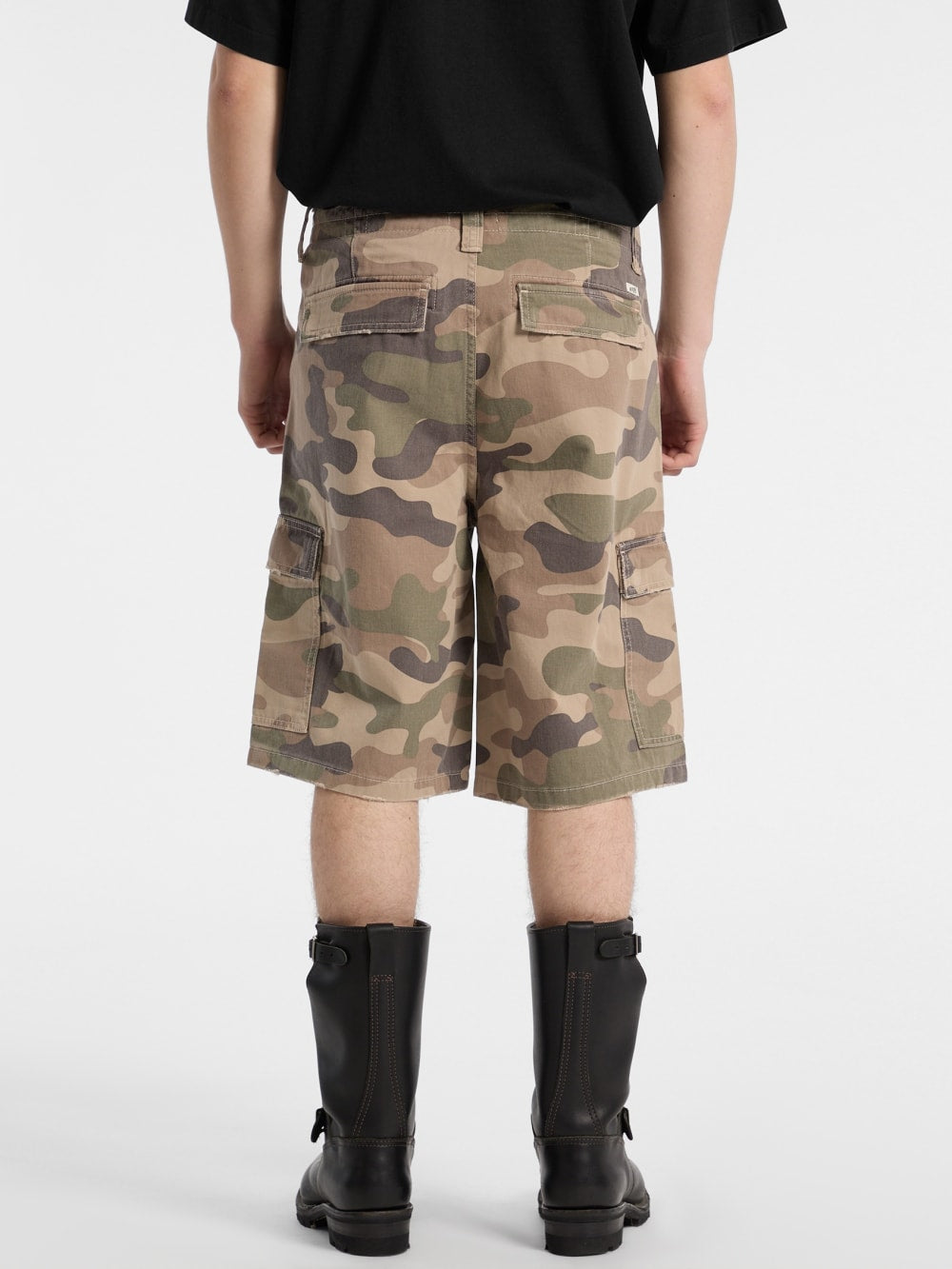 GUESS Originals Eco Twill Camo Cargo Shorts - Guess