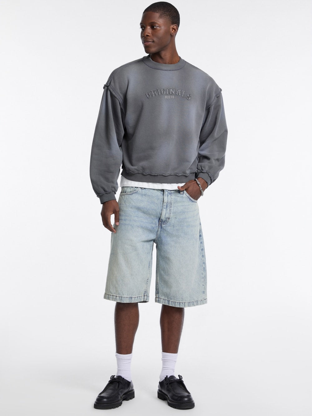 GUESS Originals Eco Baggy Denim Shorts - Guess
