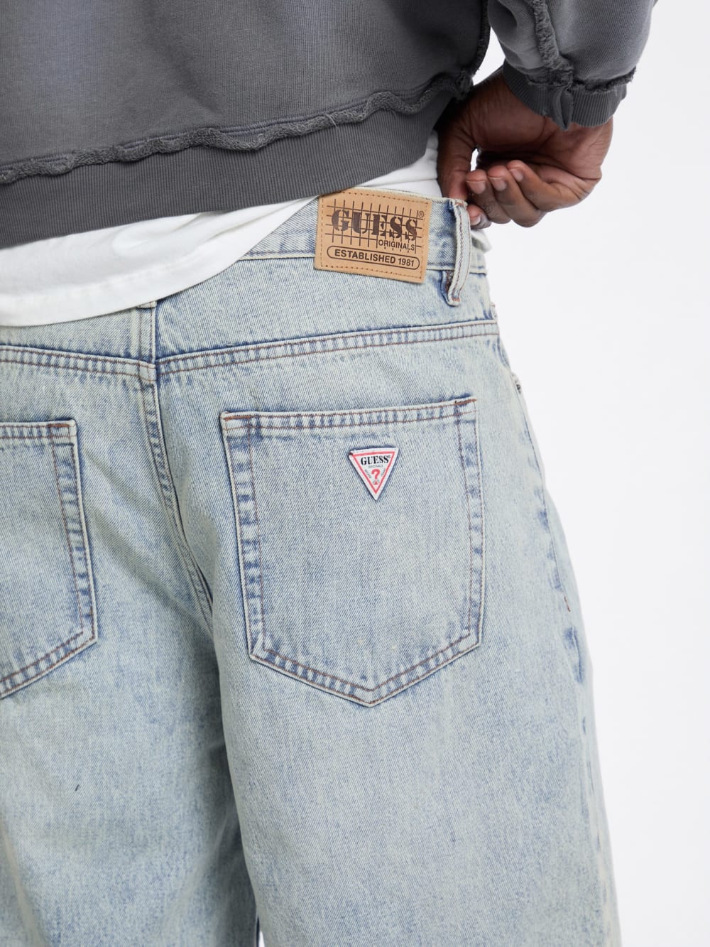 GUESS Originals Eco Baggy Denim Shorts - Guess