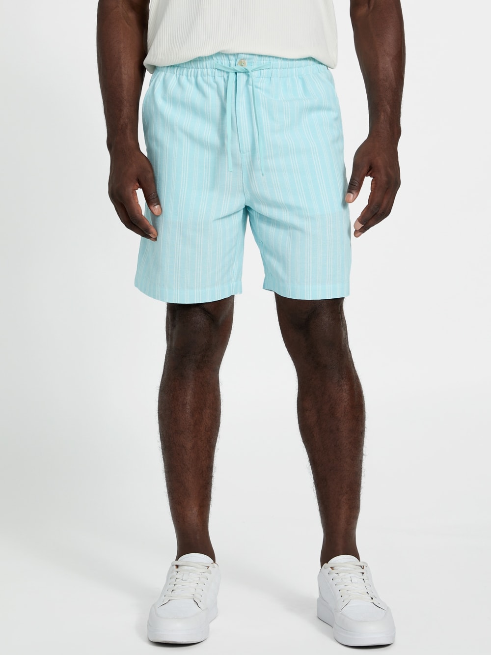 Linen blend shorts - Guess