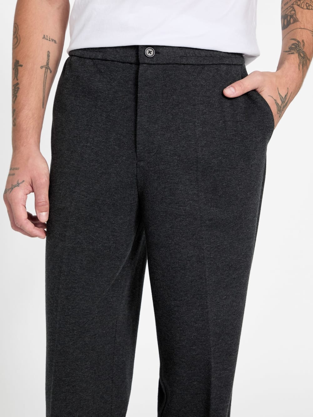 Eco Daniel Luxe Knit Tailored Pants - Guess