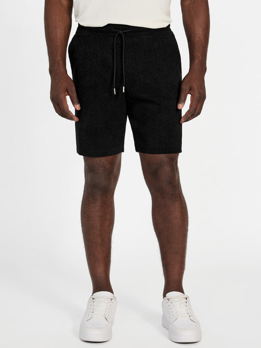 Eco Calvin Chevron-Knit Shorts - Guess