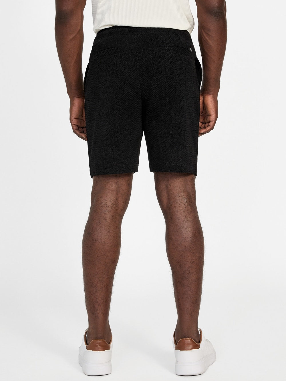 Eco Calvin Chevron-Knit Shorts - Guess
