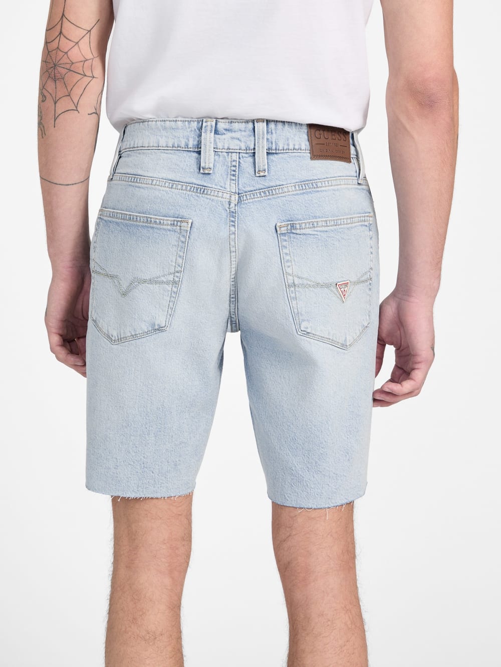 Eco Wyatt Distressed Denim Shorts - Guess