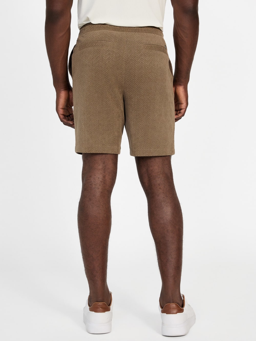 Eco Calvin Chevron-Knit Shorts - Guess