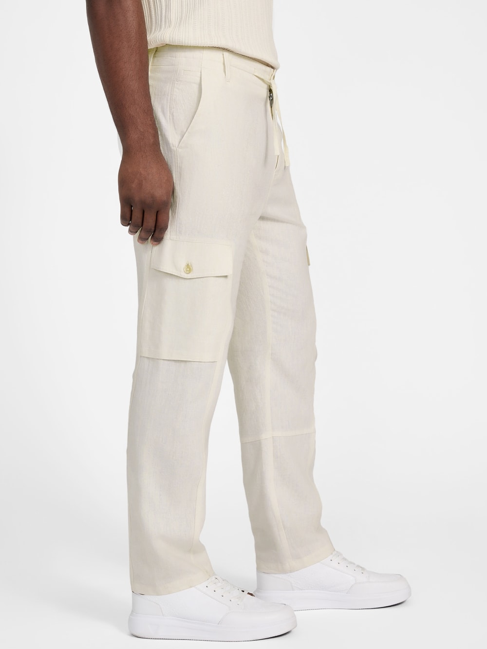 Eco Fletcher Linen Cargo Pants - Guess