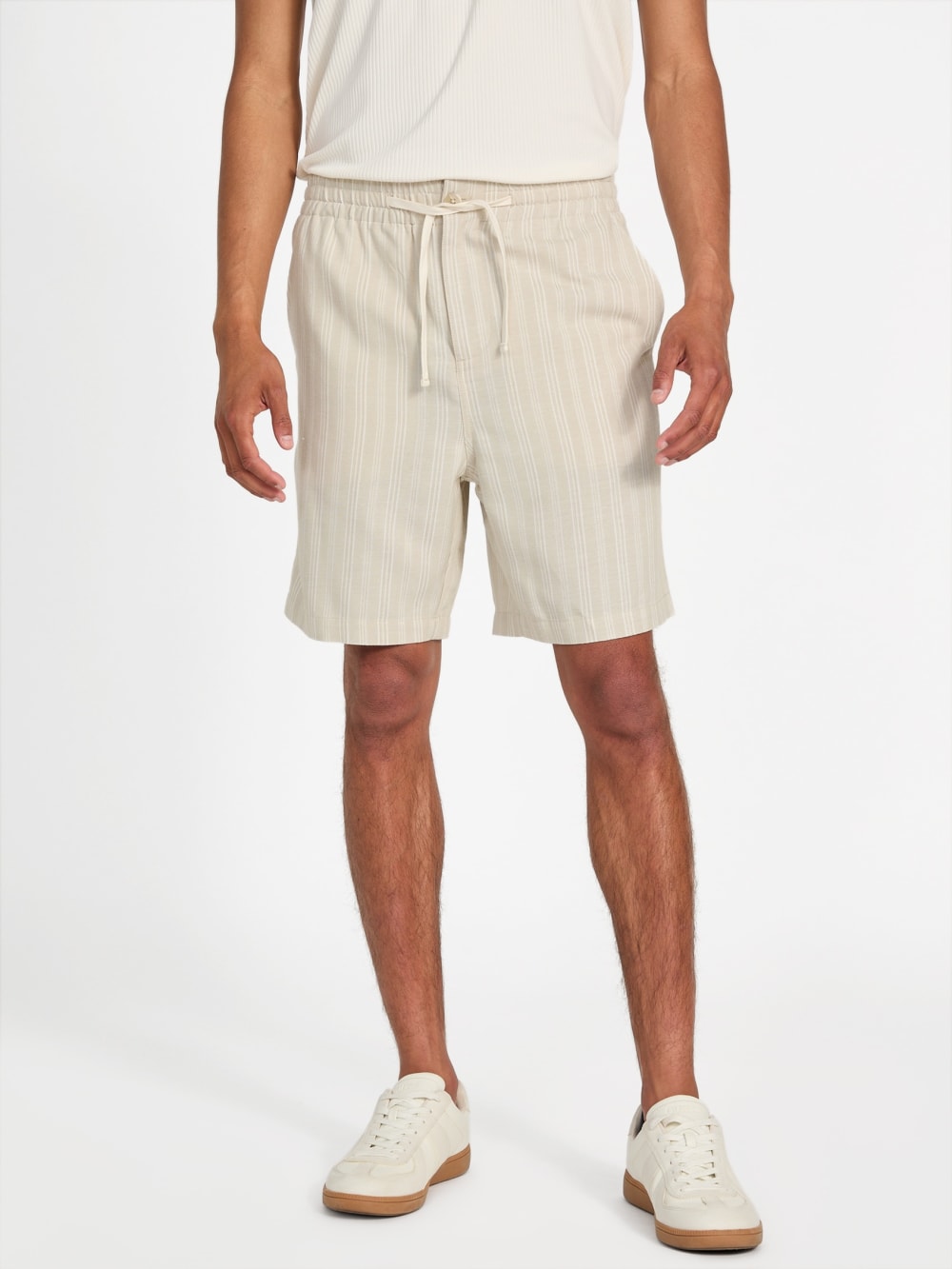 Linen blend shorts - Guess