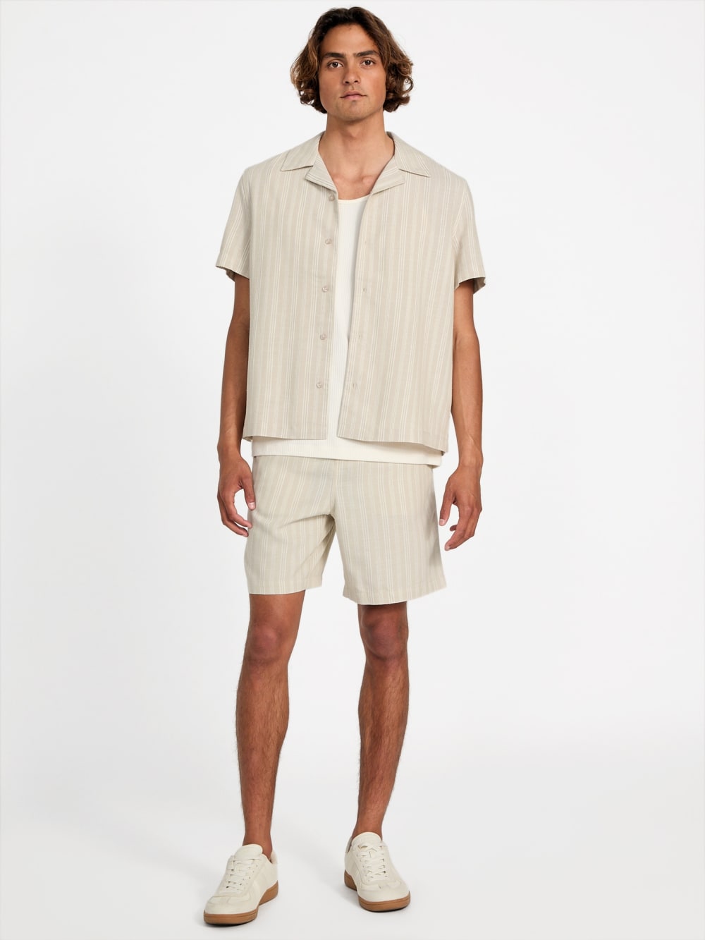 Linen blend shorts - Guess