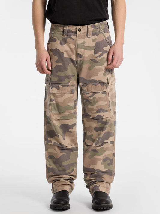 Eco GUESS Originals Twill Camo Cargo Pants - Guess