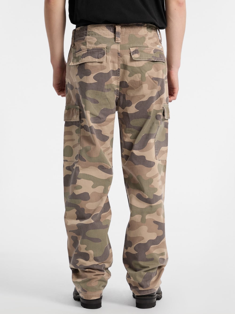 Eco GUESS Originals Twill Camo Cargo Pants - Guess