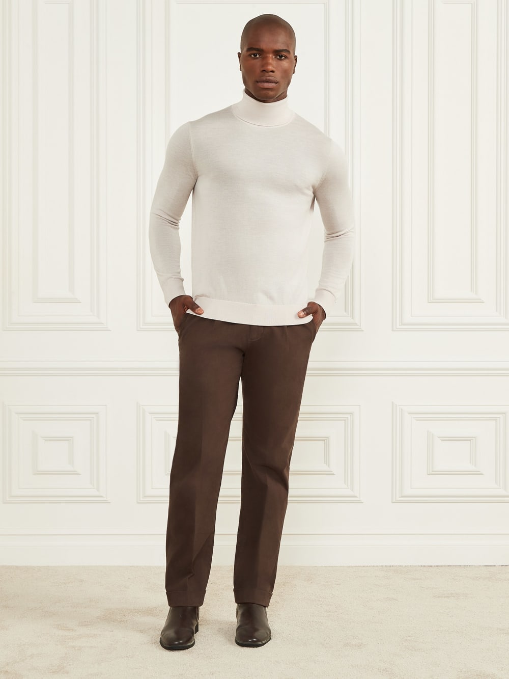 Ethan Twill Roll-Up Chino Pant - Guess