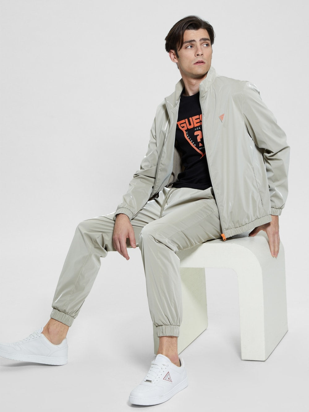 Franzis Coated Joggers - Guess