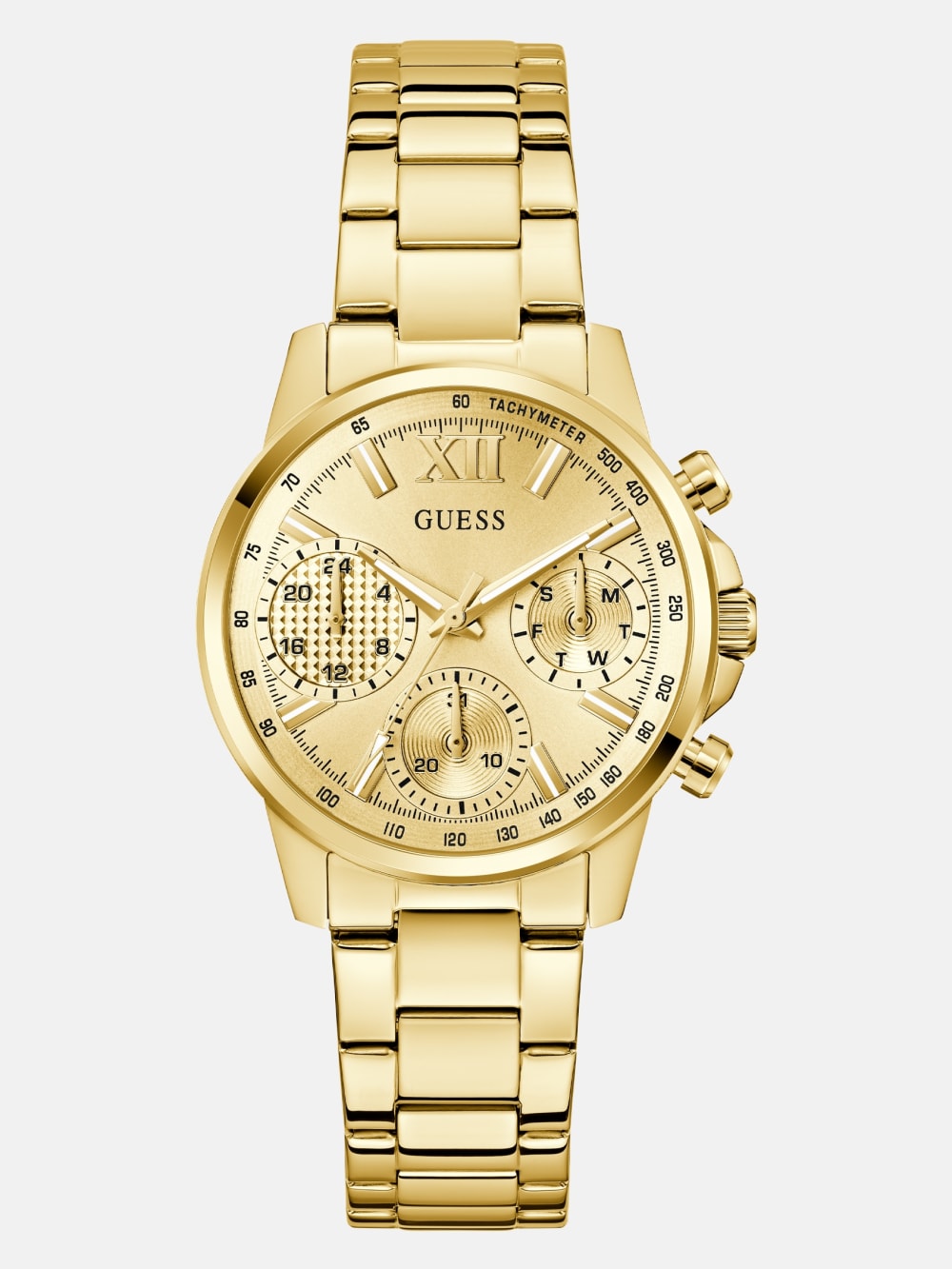 Gold-Tone Multifunction Watch - Guess