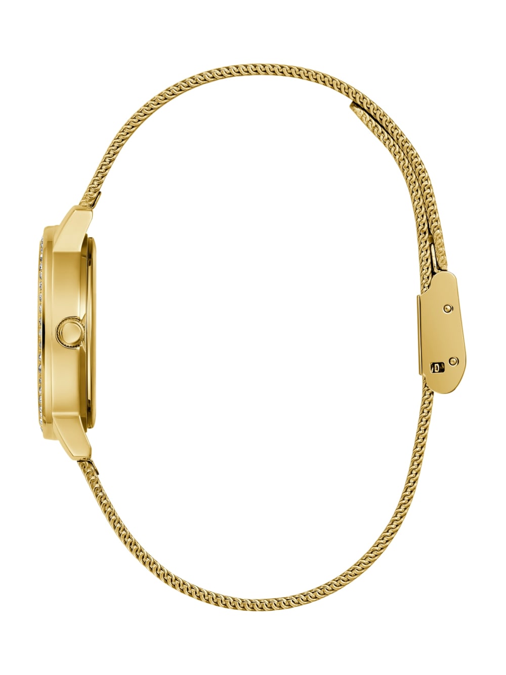 Gold-Tone Mesh Analog Watch - Guess