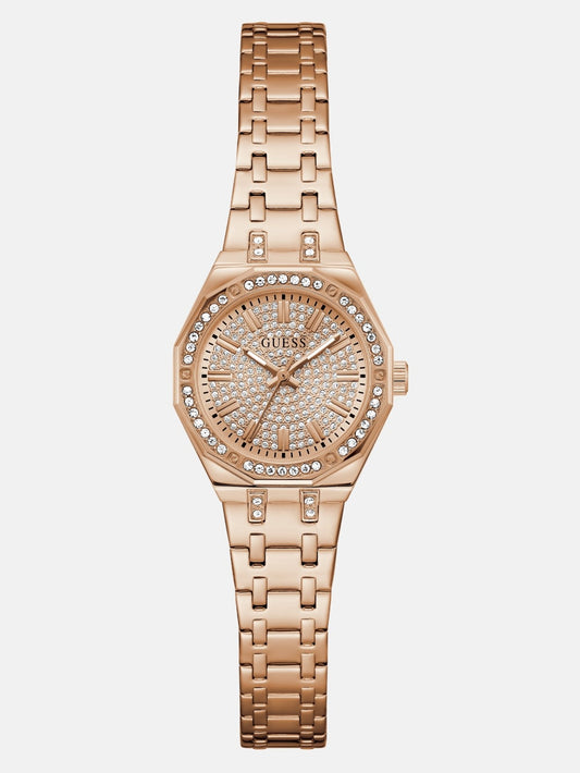 Rose Gold-Tone Analog Watch - Guess