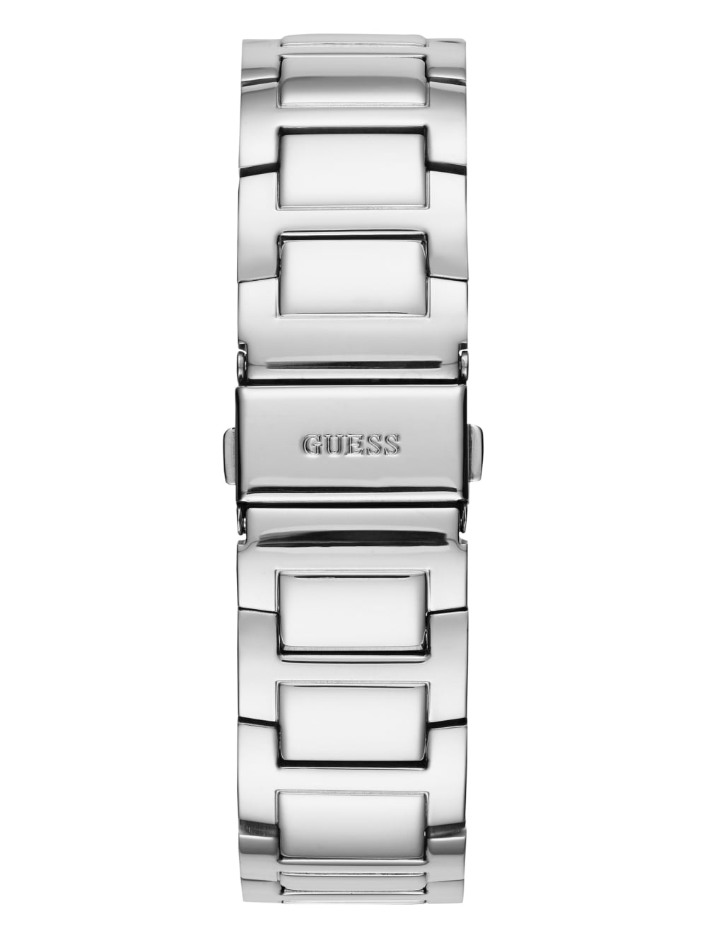 Rhinestone Silver-Tone Multifunction Watch - Guess