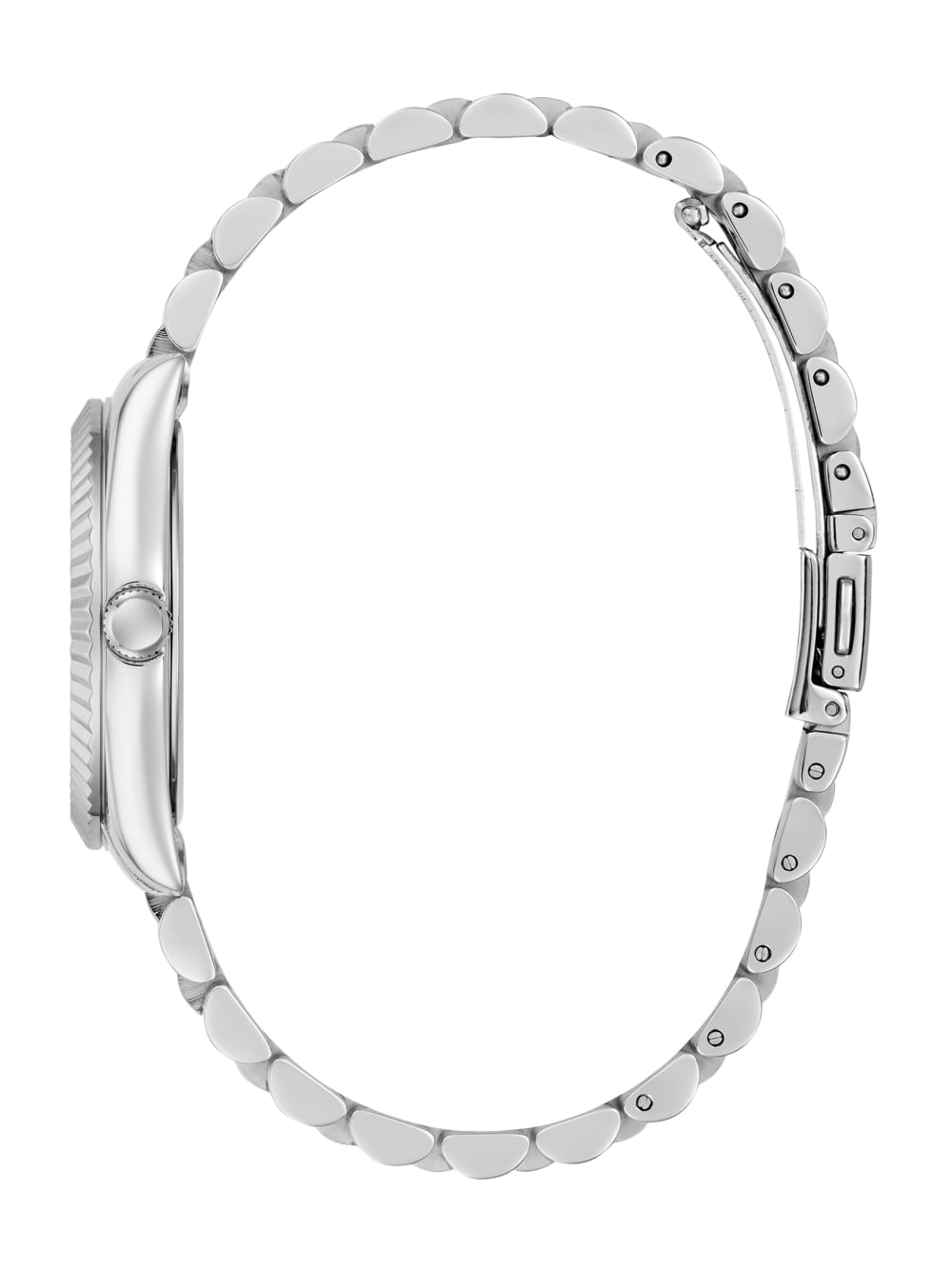 Silver-Tone and Blue Multifunction Watch - Guess