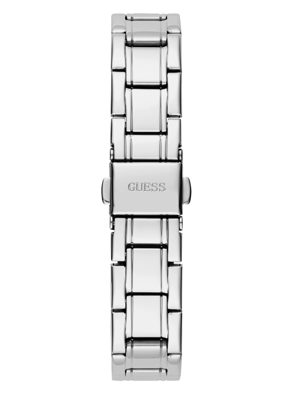 Silver-Tone and Pink Analog Watch - Guess