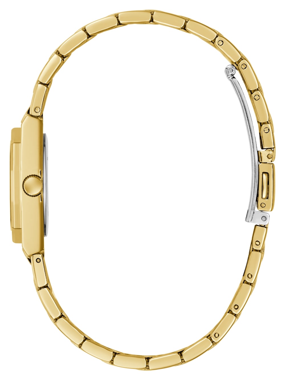 Gold-Tone Rhinestone Analog Watch - Guess