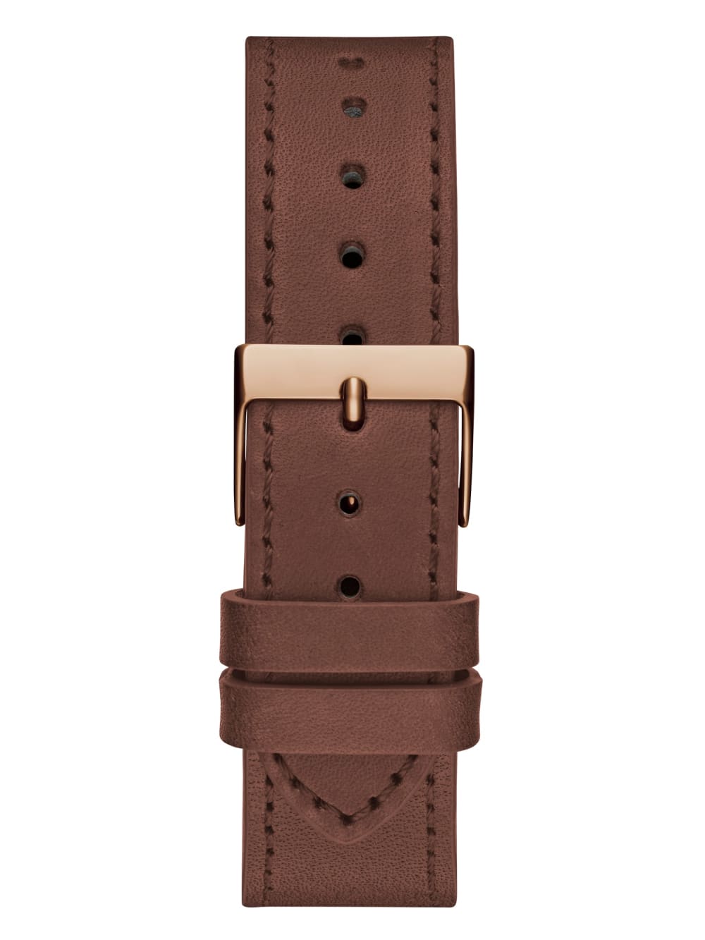 Insignia Brown Leather Analog Watch - Guess