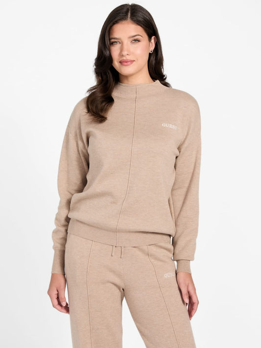 Ursula Mock Neck Sweater - Guess