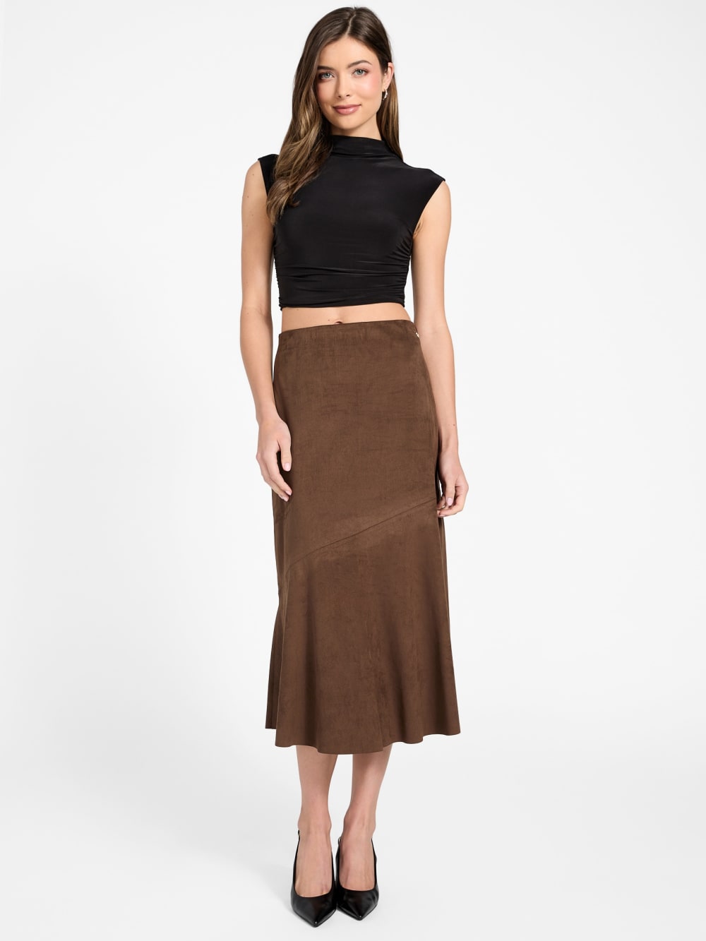 Suede long skirt - Guess