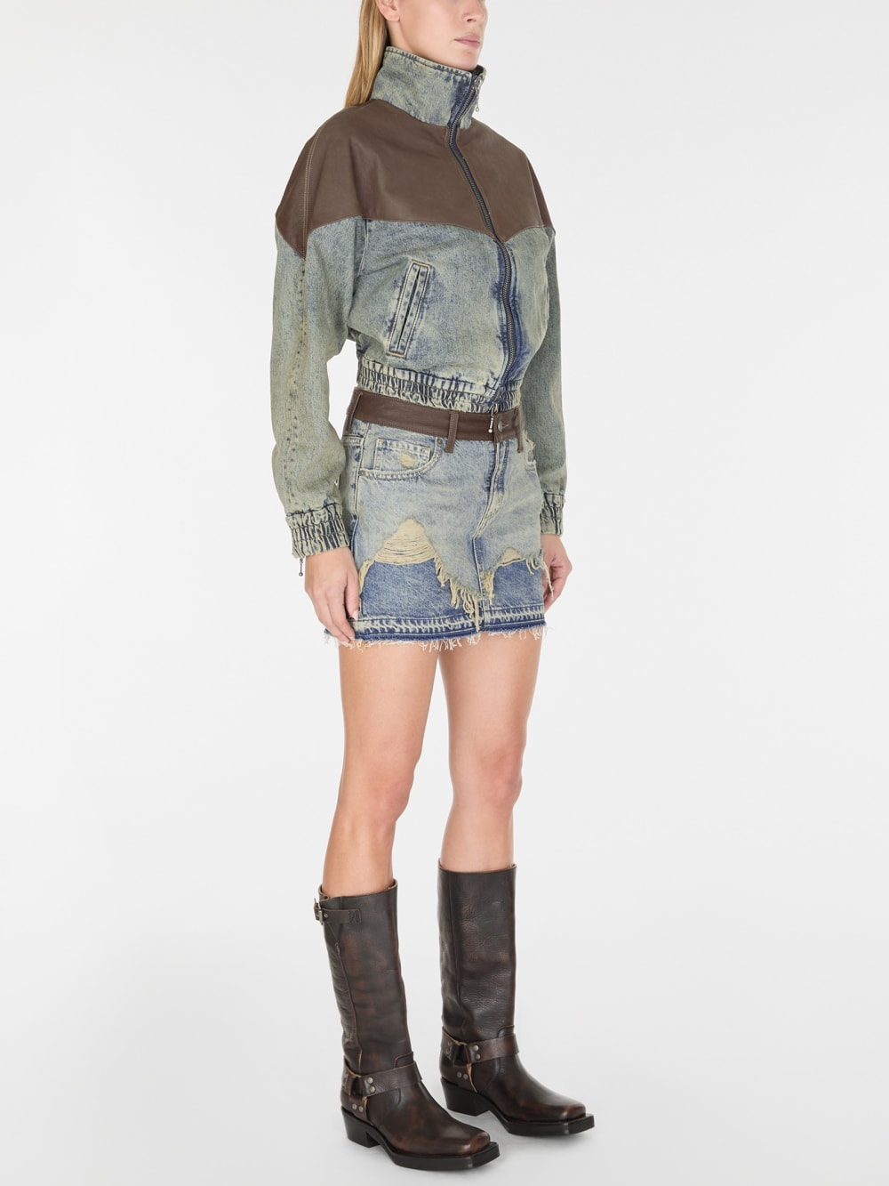 layer denim skirt - Guess