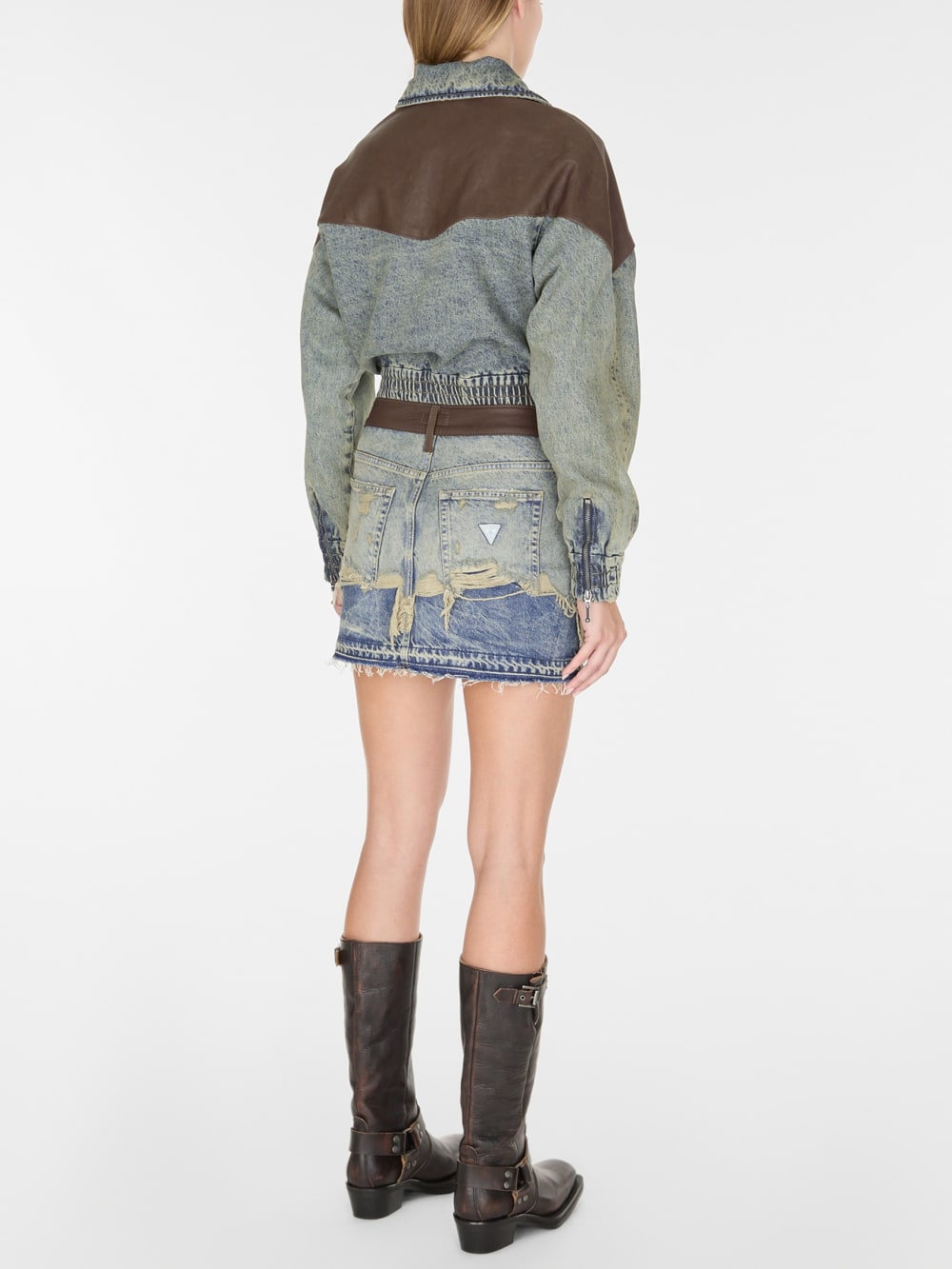 layer denim skirt - Guess