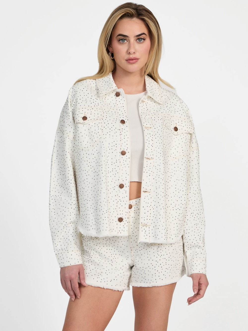 Western Denim Shacket - Guess