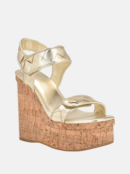 Cataline Wedge Sandals - Guess