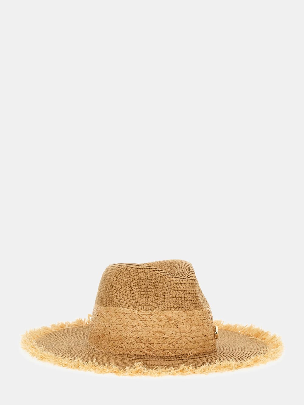 Wide Brim Straw Hat - Guess