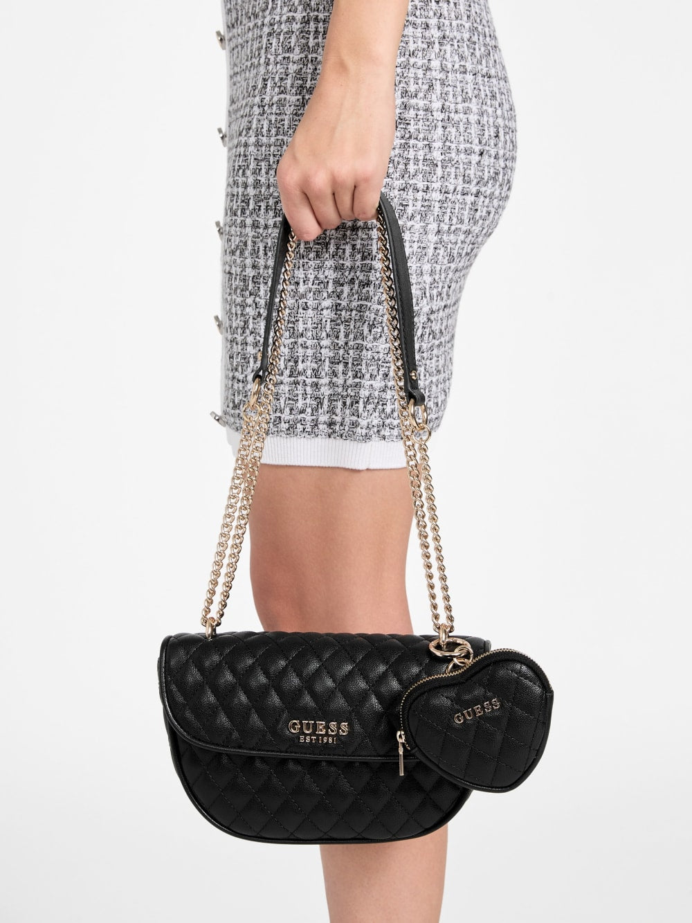 Atabey Quilted Convertible Crossbody - Guess