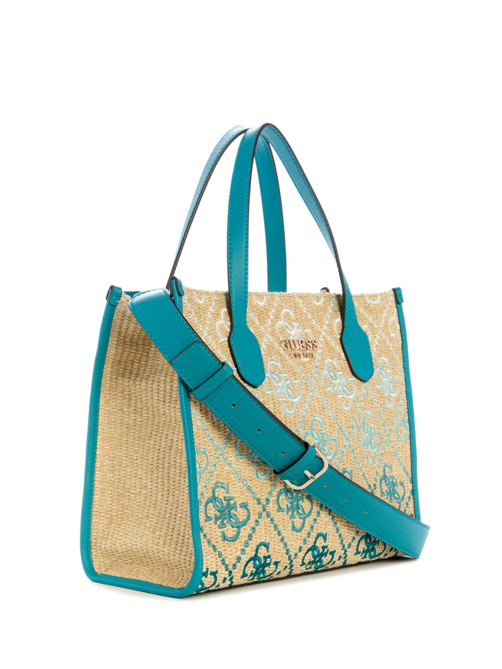 Silvana Raffia Tote - Guess
