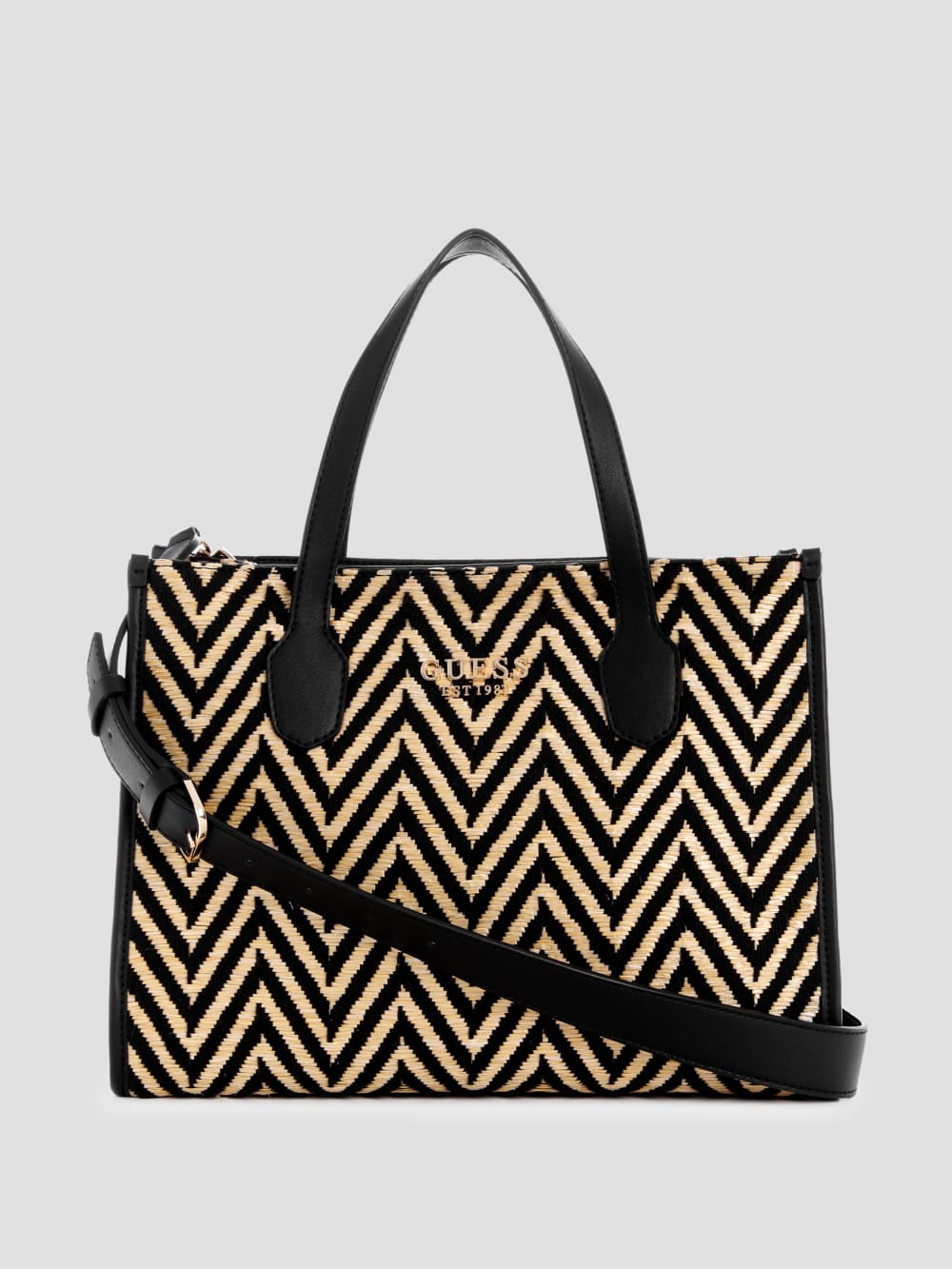Silvana Chevron Tote - Guess